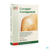 Curapor Transparent Steril 10cmx 8cm 5 13100
